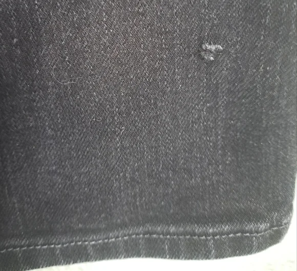 American Eagle Women's Black Straight Leg Jeans Size 29/32 - Picture 5 of 5